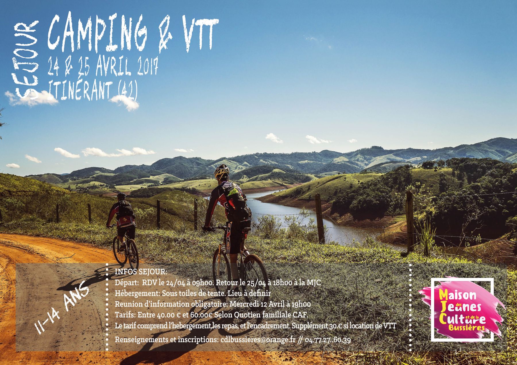 MJC Bussières - VTT Camping