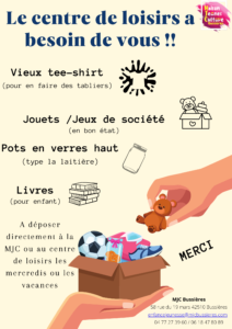 MJC Bussières dons parents 2023