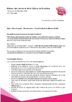 MJC Bussières – Poste Directeur ACM 2022