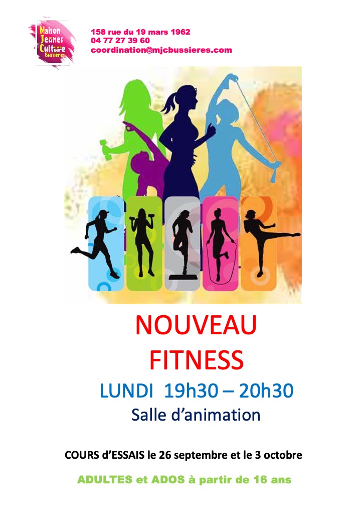 MJC Bussières - Affiche Fitness